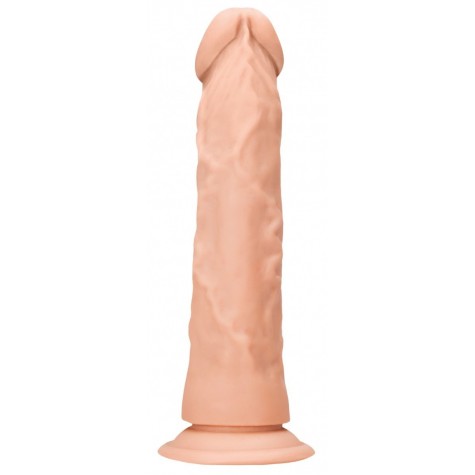 Телесный фаллоимитатор Realistic Dildo с трусиками - 26,7 см.