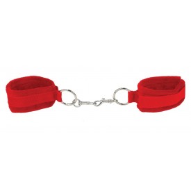 Красные наручники Velcro Cuffs Red